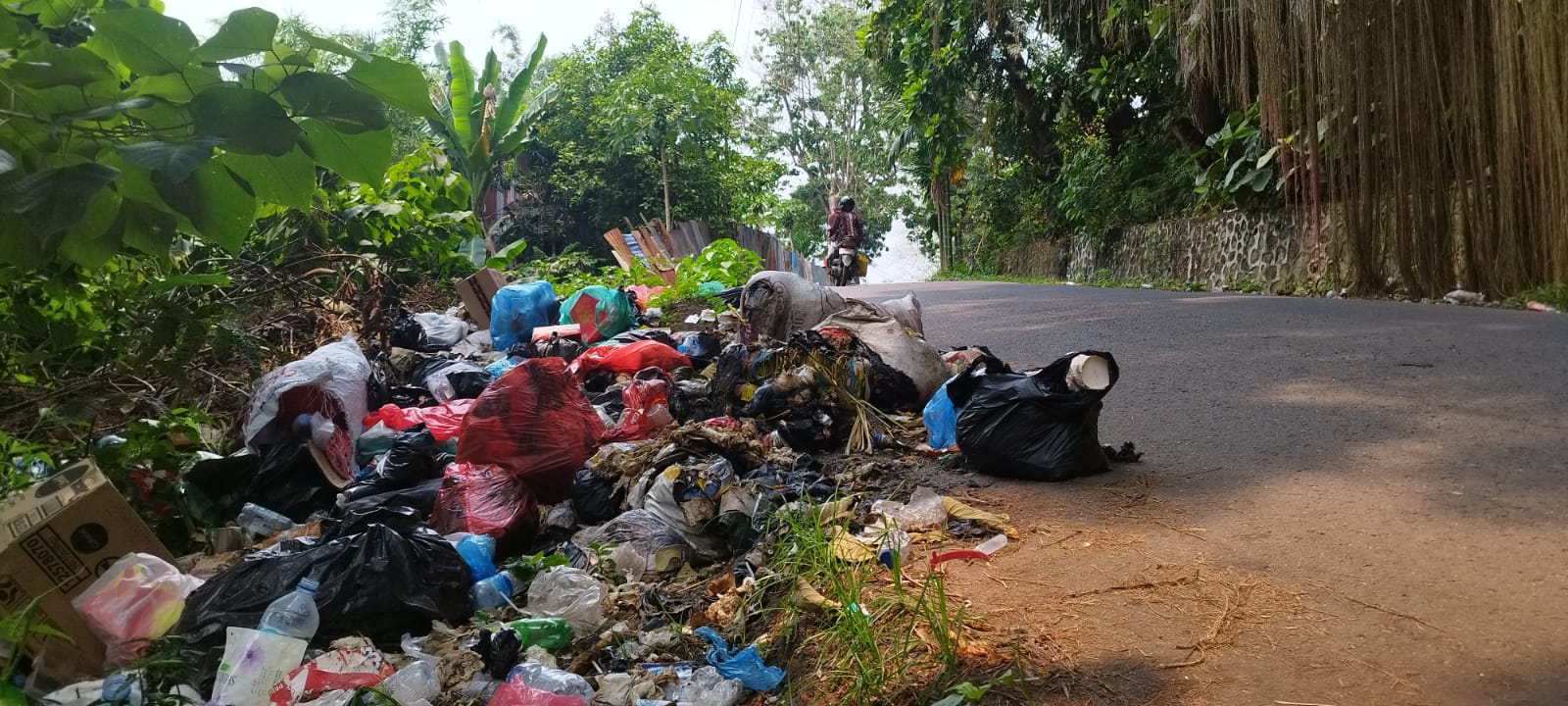 LMA Keondofoloan Waena Palang Jalan Alternatif Perumnas IV–Youtefa Graha, Minta Pemkot Jayapura Tangani Longsoran dan Sampah