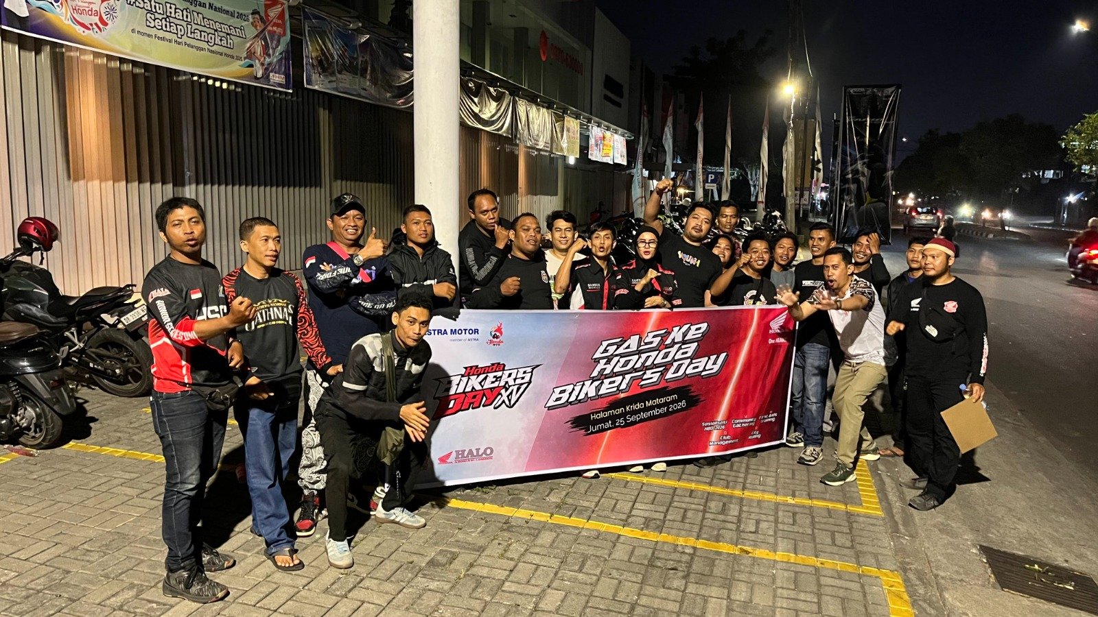 Komunitas Honda Lombok City Rolling dan Kopdargab Sambut Honda Bikers Day 2026 di Ambarawa