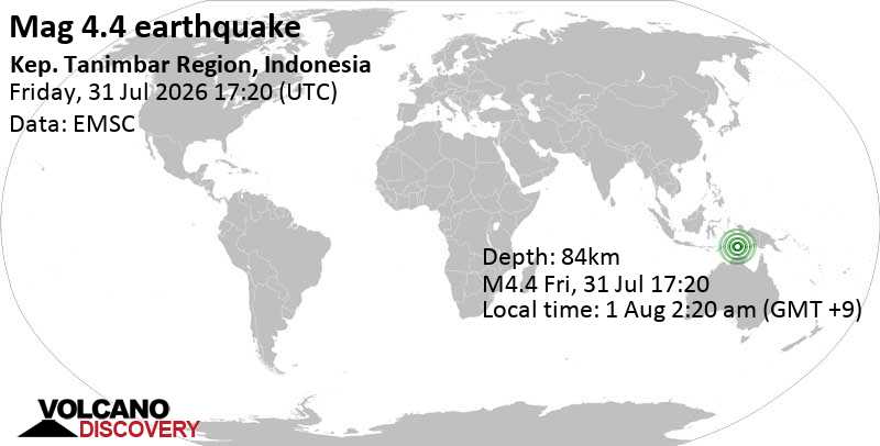 Gempa Bumi Terbaru di Dekat Saumlaki Maluku, Ini