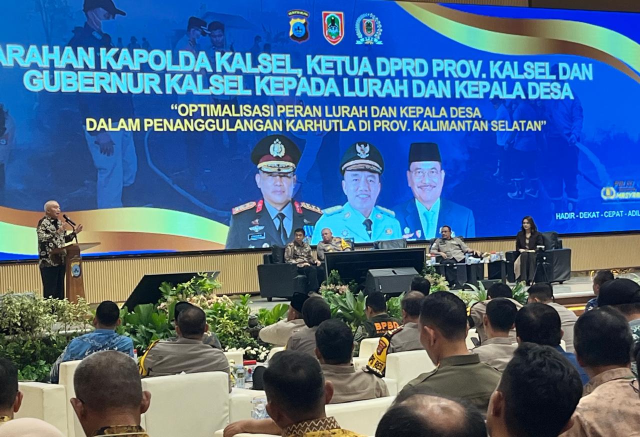 Polda Kalsel Gandeng Lurah dan Kepala Desa Optimalkan Mitigasi Karhutla, 23 Laporan Polisi Sudah Terbit