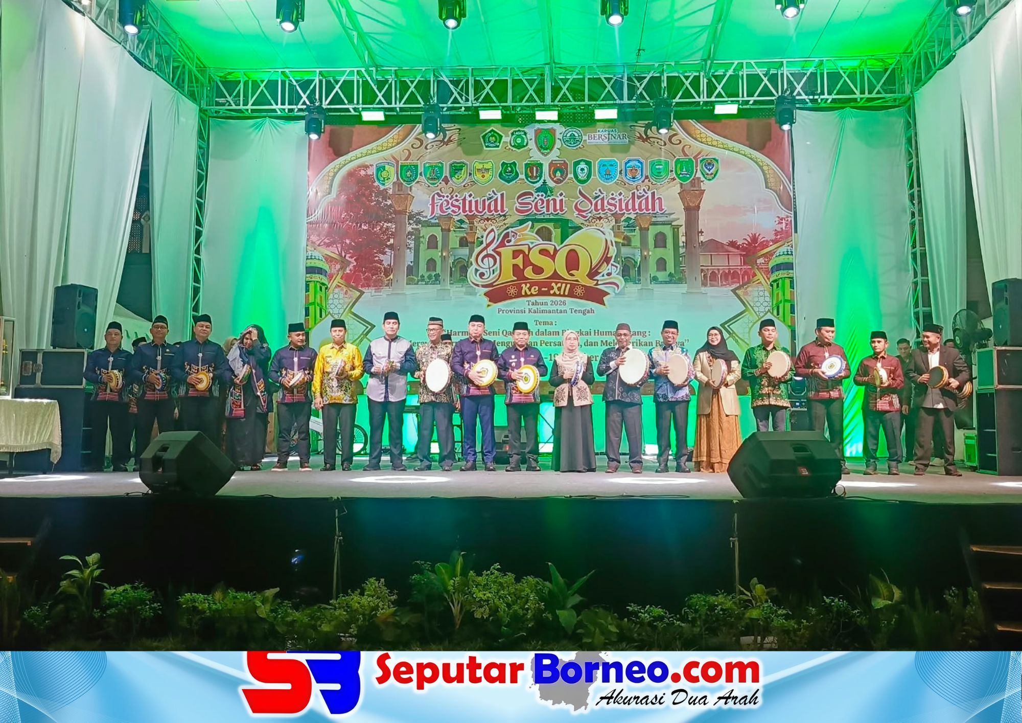Festival Seni Qasidah XII Kalteng Dibuka di Kuala Kapuas, 538 Peserta dari 14 Kabupaten/Kota Berlaga