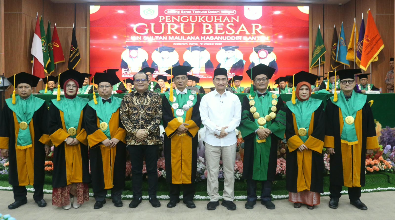 UIN SMH Banten Kukuhkan 5 Guru Besar, Total Kini 32 Profesor dari Hukum Islam hingga Sains