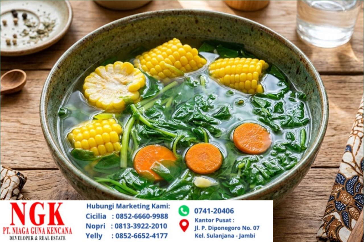 Resep Sayur Bening Bayam Jagung Wortel, Siap Disajikan Kurang dari 15 Menit