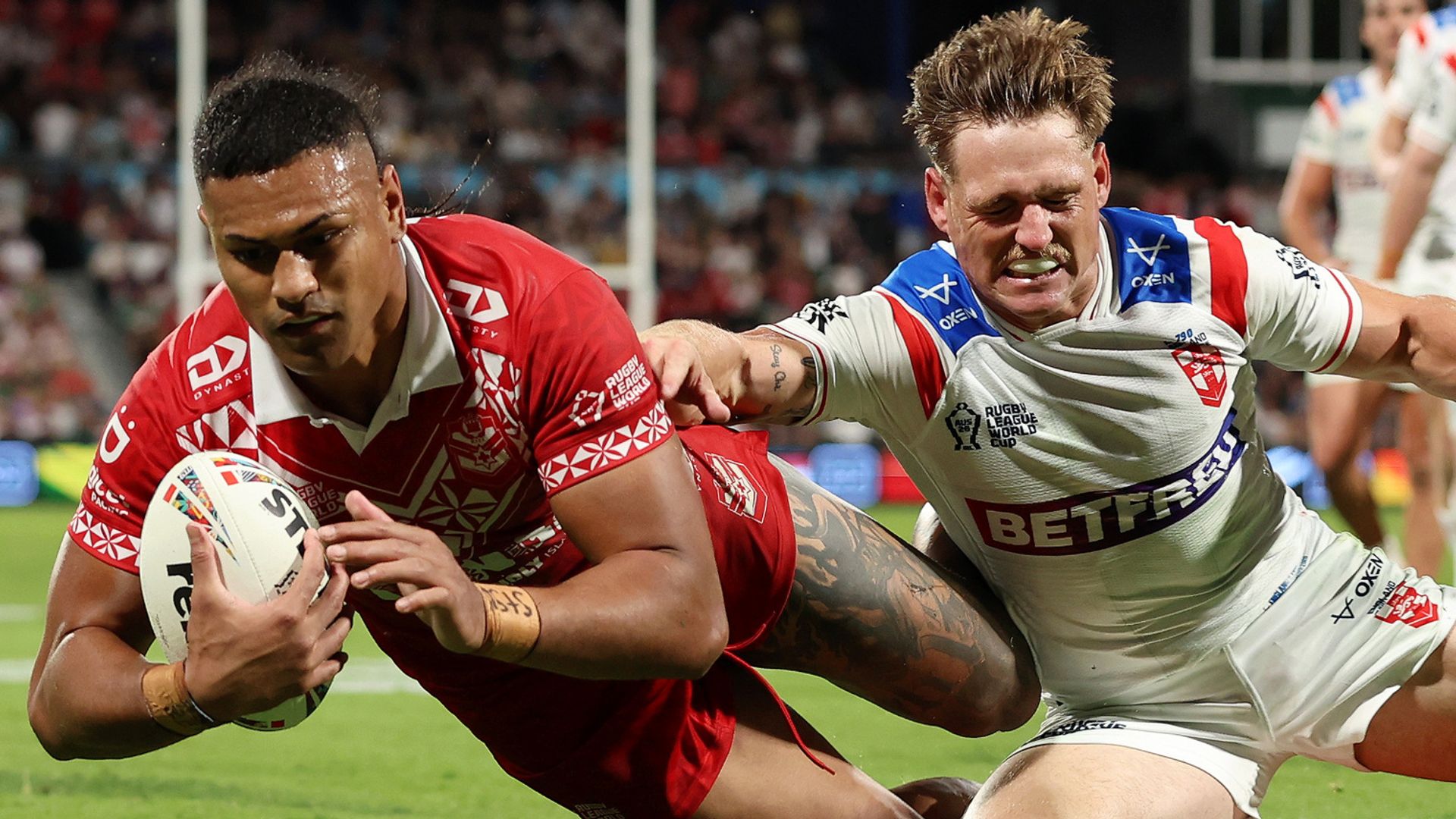 Tonga Hantam Inggris 30-12 di Pembuka Piala Dunia Rugby League