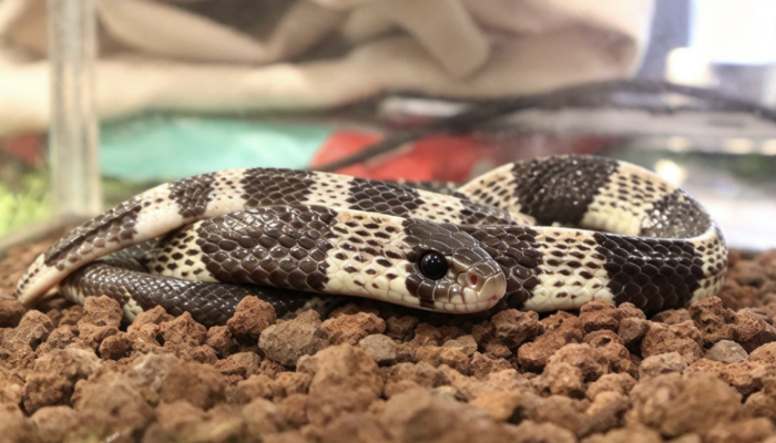 Ular Weling di Pameran Reptil Tangerang City Mall: Belang Hitam-Putih yang Menyimpan Racun Neurotoksin