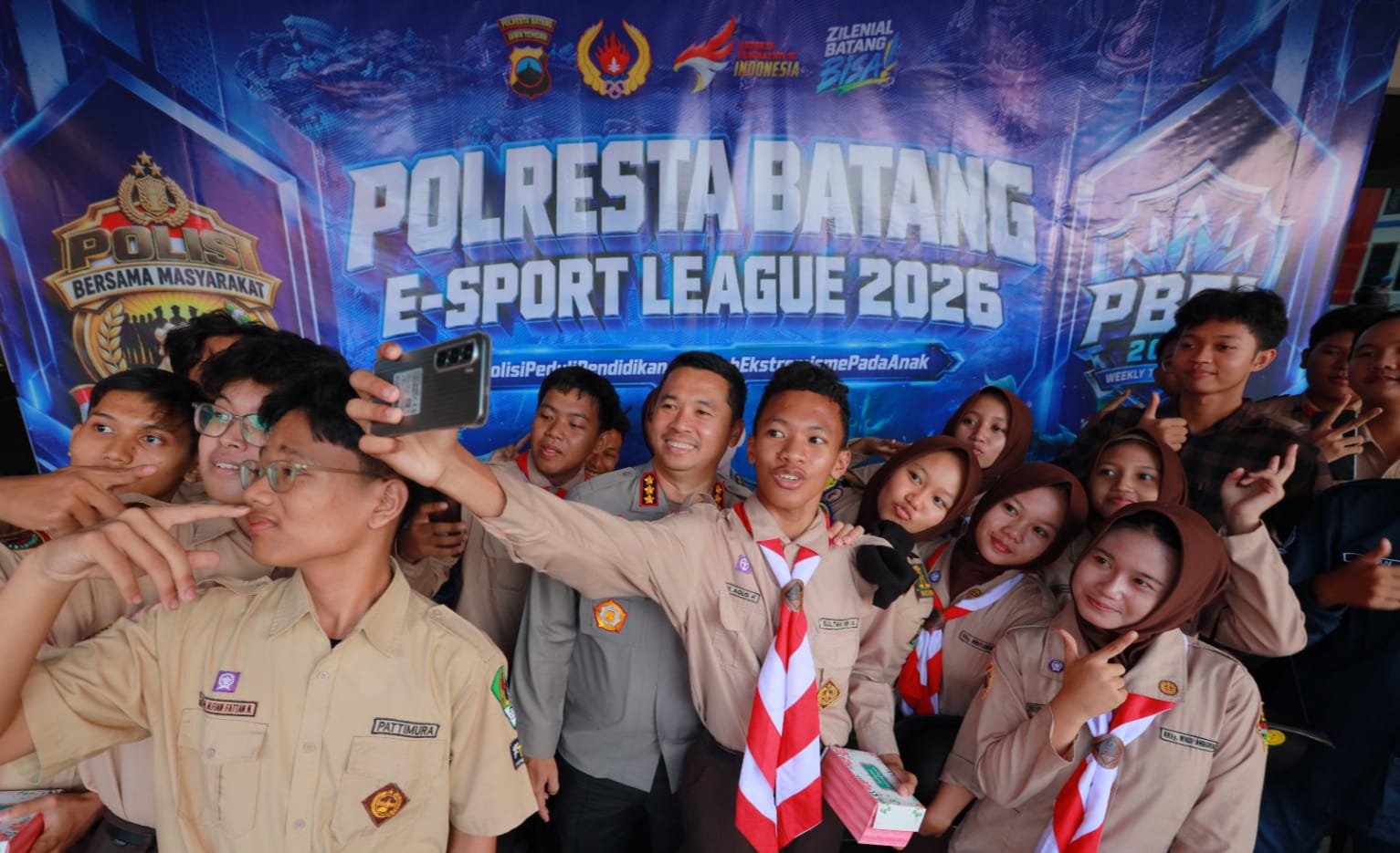 840 Anak Muda Batang Ikuti Liga E-Sport Polresta, Kapolresta: Pintu Masuk Pembinaan Gen Z