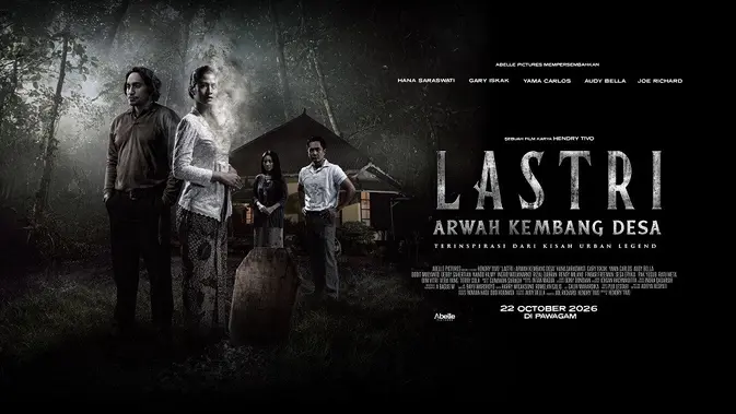 Film Lastri: Arwah Kembang Desa Tayang di Bioskop Malaysia 22 Oktober