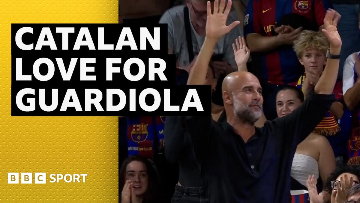 Guardiola Disambut Standing Ovation Saat Kembali ke Barcelona