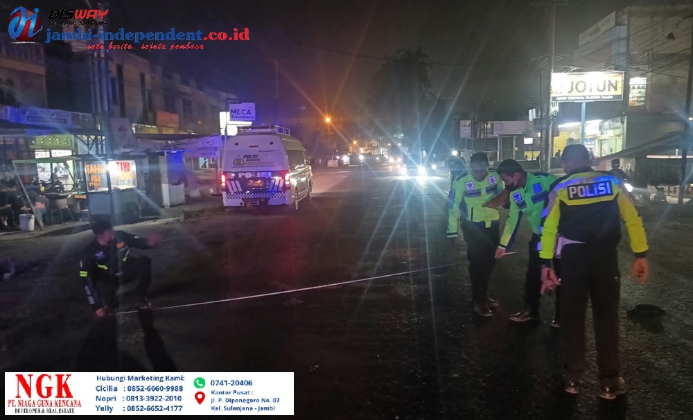 Kecelakaan Maut di Lingkar Selatan Kota Jambi, Pengendara dan Penumpang Honda Verza Tewas Usai Tabrakan dengan Truk