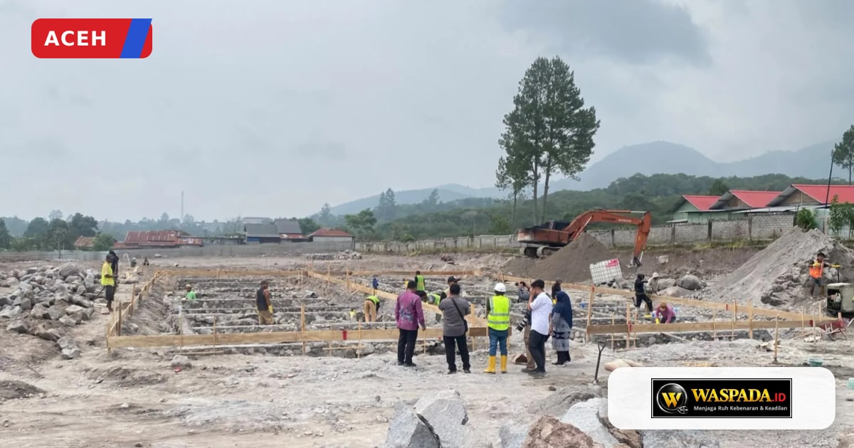 64 Unit Hunian Tetap Dibangun di Wonosobo Bener Meriah, Korban Banjir dan Longsor Siap Kembali ke Rumah