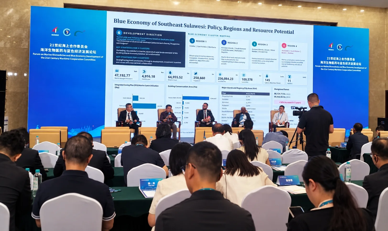 Sultra Tawarkan Investasi Kelautan di Forum Maritim Dunia Fuzhou, Empat Kawasan Ekonomi Biru Jadi Andalan