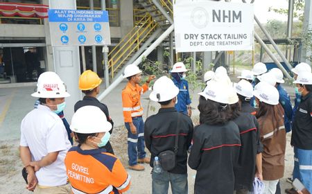 19 Mahasiswa Maluku Utara Belajar Tambang Bawah Tanah di Gosowong