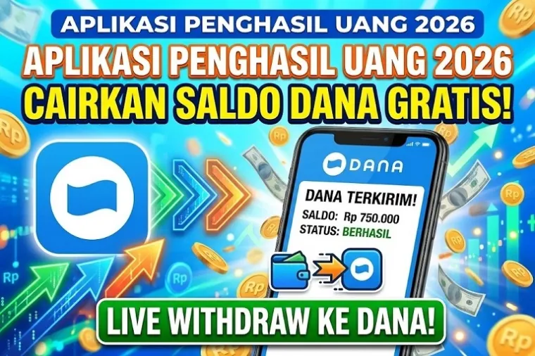 Aplikasi Penghasil Uang 2026 Klaim Bisa Withdraw Saldo DANA Gratis