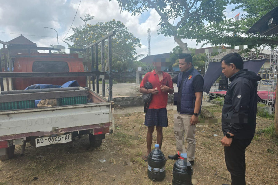 Polres Bangli Tangkap Penjual Pertalite Online Rp100 Ribu per Liter di Tengah Kelangkaan BBM Bali