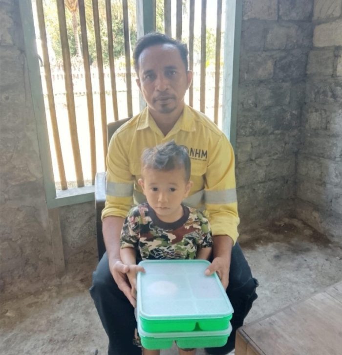 Berat Badan Mario Naik Usai 5 Bulan Pendampingan NHM Peduli, Balita Halmahera Utara Keluar dari Stunting