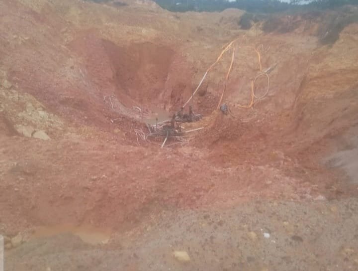Tambang Timah Andre di Bukit Mang Kadir Belinyu Kembali Beroperasi Pakai Ekskavator Usai Sempat Tutup