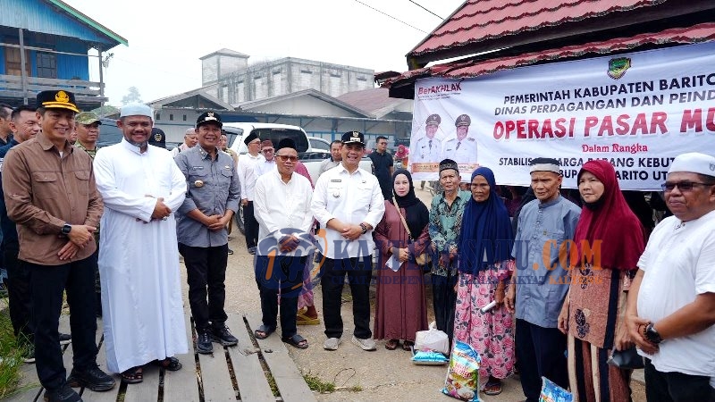 Pemkab Barito Utara Gelar Pasar Murah di Montallat II, 300 Paket Sembako Disiapkan Bersamaan Safari Jumat Bupati