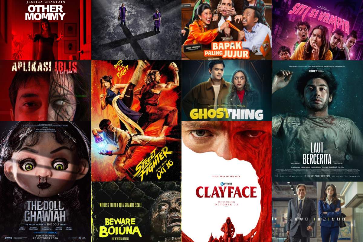 7 Film Bioskop Akhir Oktober 2026, dari Laut Bercerita hingga BTS