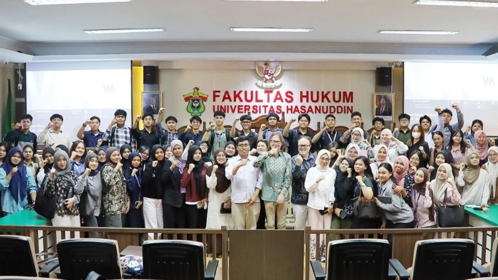Dua Profesor Hukum Jerman Beri Kuliah Umum di FH Unhas, Bahas AI hingga Perlindungan Data Pribadi