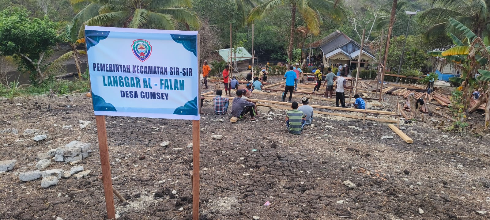 BKPRMI Kepulauan Aru Gandeng MUI dan LPTQ Percepat Pembangunan Langgar Al-Falah di Desa Gumsey