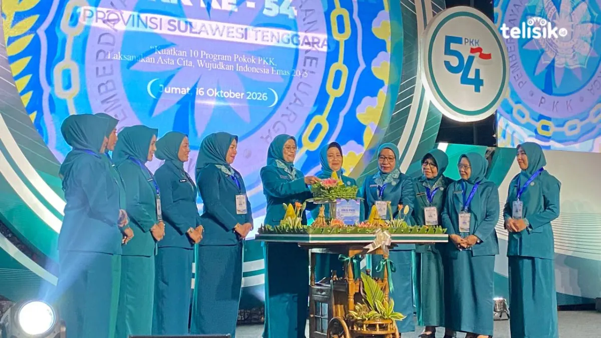 Malam Puncak HKG PKK ke-54 Sultra di Wakatobi, 1.174 Kader dari 17 Kabupaten/Kota Diminta Hadirkan Program Nyata