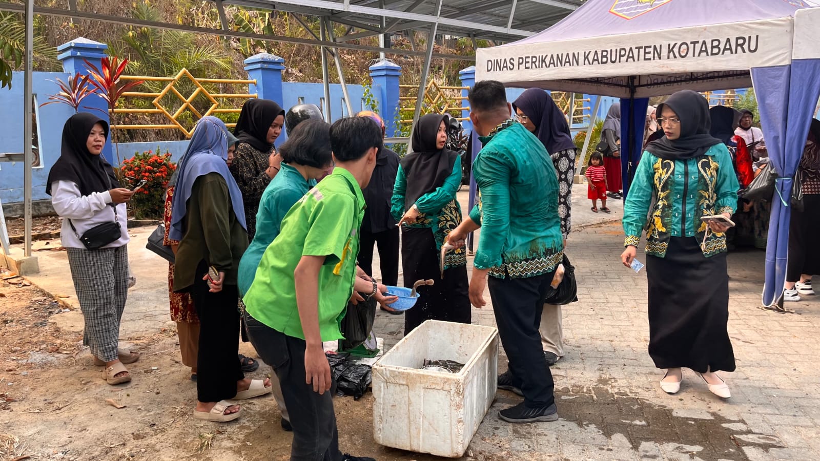 Gerai Ikan Murah Kotabaru Diserbu Warga, 100 Kg Ludes dan Pasokan Bakal Ditambah