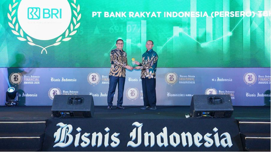 BRI Bawa Pulang 2 Penghargaan Bisnis Indonesia Financial Awards 2026, Dirut Hery Gunardi Dinobatkan Best CEO Transformasi Ekosistem UMKM
