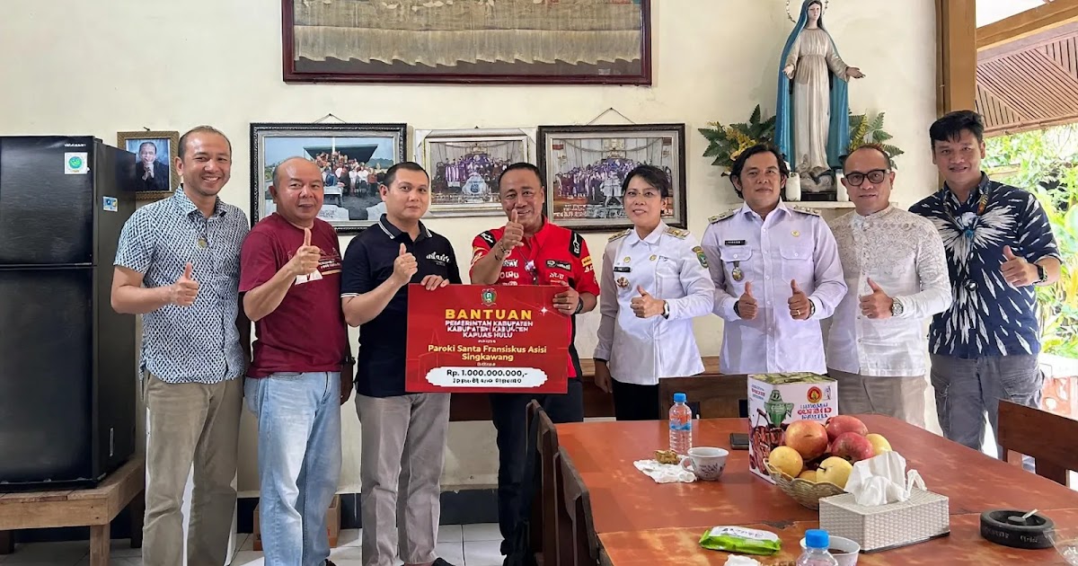 Pemprov Kalbar Salurkan Rp 1 Miliar untuk Paroki Santo Fransiskus Asisi Singkawang