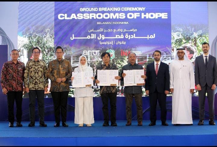 Pelindo Hibahkan Lahan 5.000 Meter untuk SMP Baru di Belawan