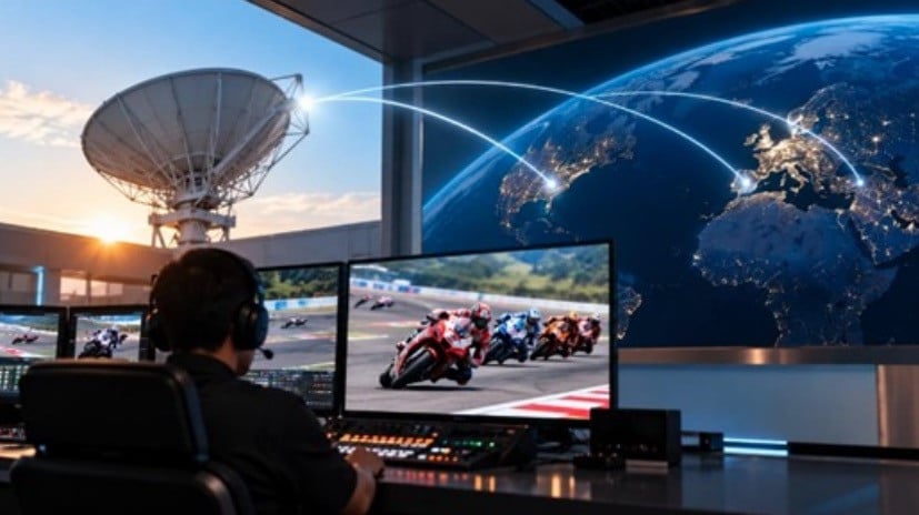 MotoGP Mandalika 2026 Diperkuat Layanan TV Uplink Satelit Telkomsat