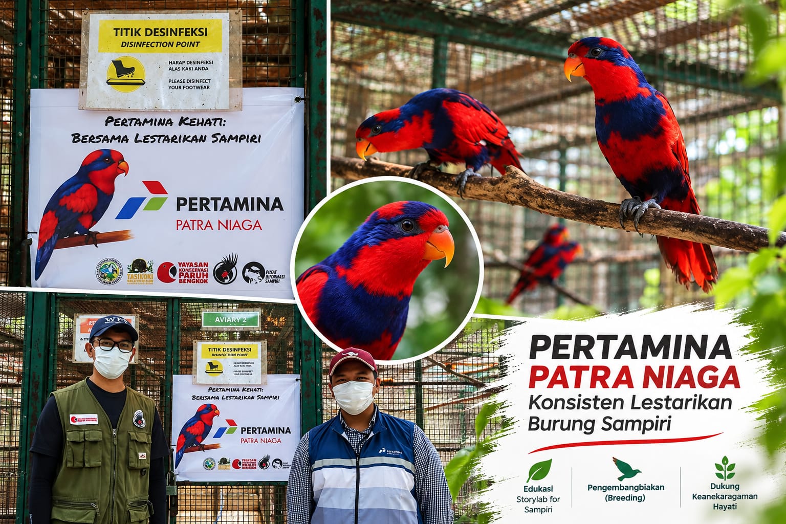 Pertamina Patra Niaga Kembangkan Konservasi Sampiri di Bitung, Edukasi Warga hingga Breeding Nuri Talaud