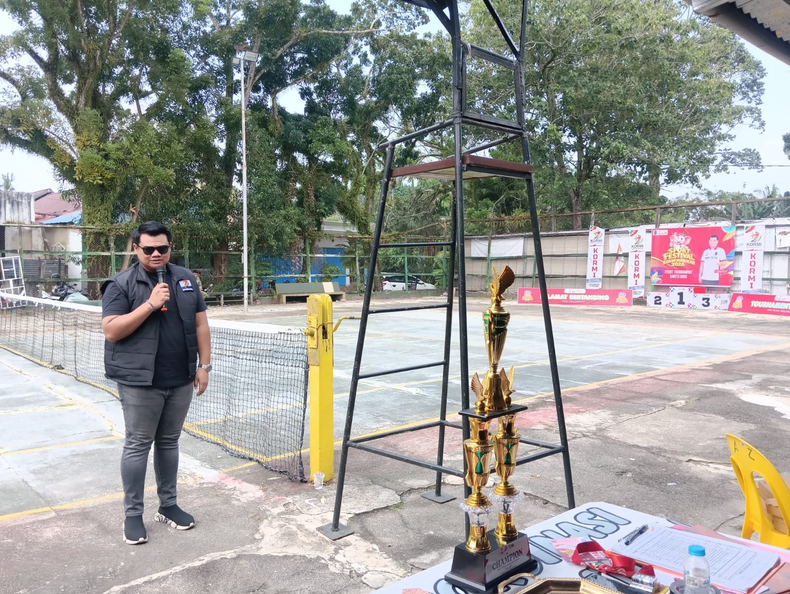 BAVETI Nunukan Gelar Turnamen Tenis 3 On 3 Diikuti 35 Peserta, Petenis Malaysia Turut Bertanding