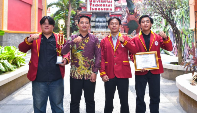 Tiga Mahasiswa Universitas Teknokrat Indonesia Raih Juara 3 UI/UX Design Innovation 4 Force 2026 di Politeknik Negeri Lampung