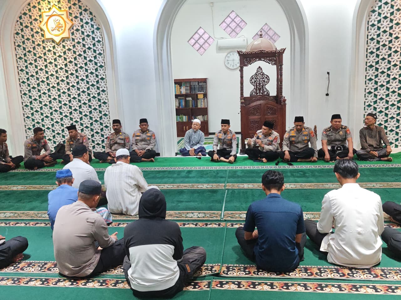 Polres Berau Tampung Keluhan Parkir Liar di Badan Jalan Saat Subuh Keliling di Dua Masjid Tanjung Redeb