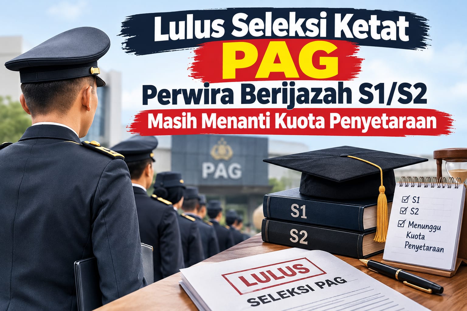 Perwira Polri Lulus PAG Berijazah S1/S2 di Kalbar Masih Menanti Kuota Penyetaraan Jabatan dan Pangkat