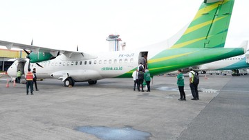 Citilink QG1100 Pecah Ban Usai Lepas Landas di Halim, Penumpang Dialihkan ke A320