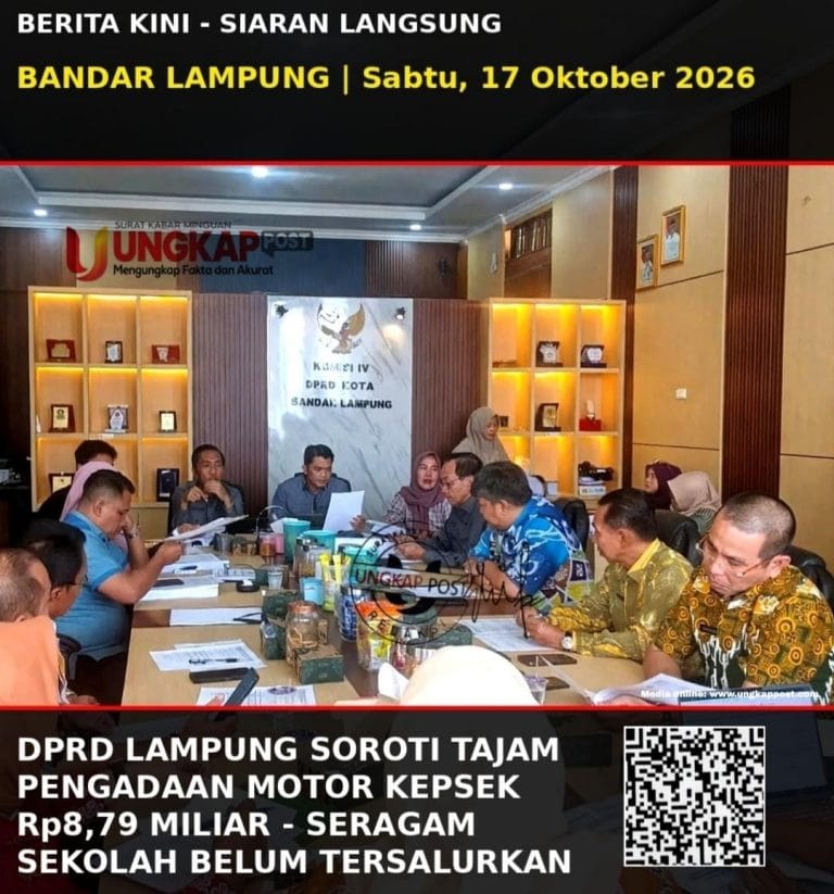 DPRD Lampung Pertanyakan Pengadaan Sepeda Motor Kepala Sekolah Rp 8,79 Miliar Saat Seragam Gratis Belum Merata