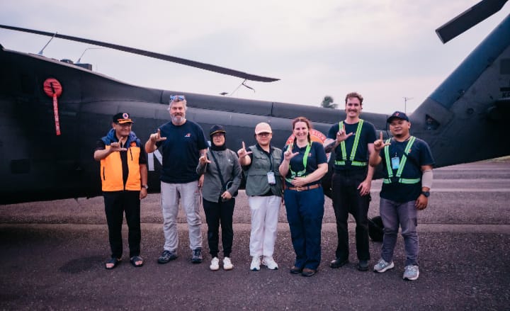BPBD Lampung Kerahkan 350 Personel dan Helikopter Water Bombing Padamkan Karhutla TNWK Sejak 15 September