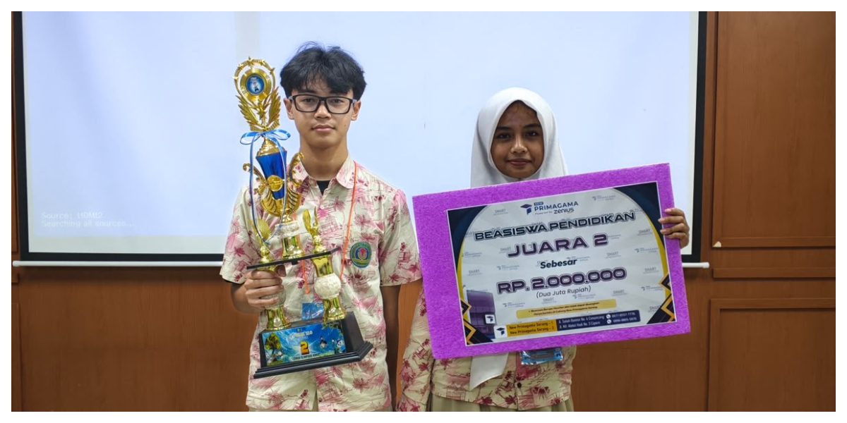 Dua Murid SMA Bosowa Al Azhar Cilegon Raih Runner-Up Pekan Raya Kimia Untirta 2026