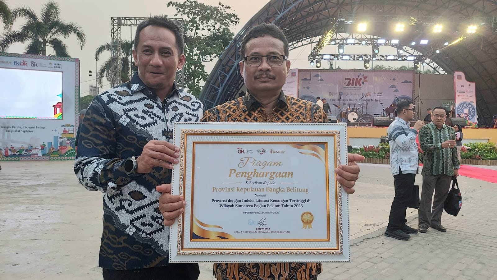Pemprov Babel Raih Peringkat Pertama Indeks Literasi Keuangan se-Sumbagsel, Sekda Sebut Modal Kuat untuk UMKM