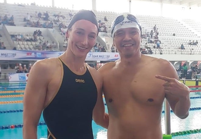 Shauna Kathlee Pecahkan Rekor Dunia Renang Master 50m Gaya Dada di GBK