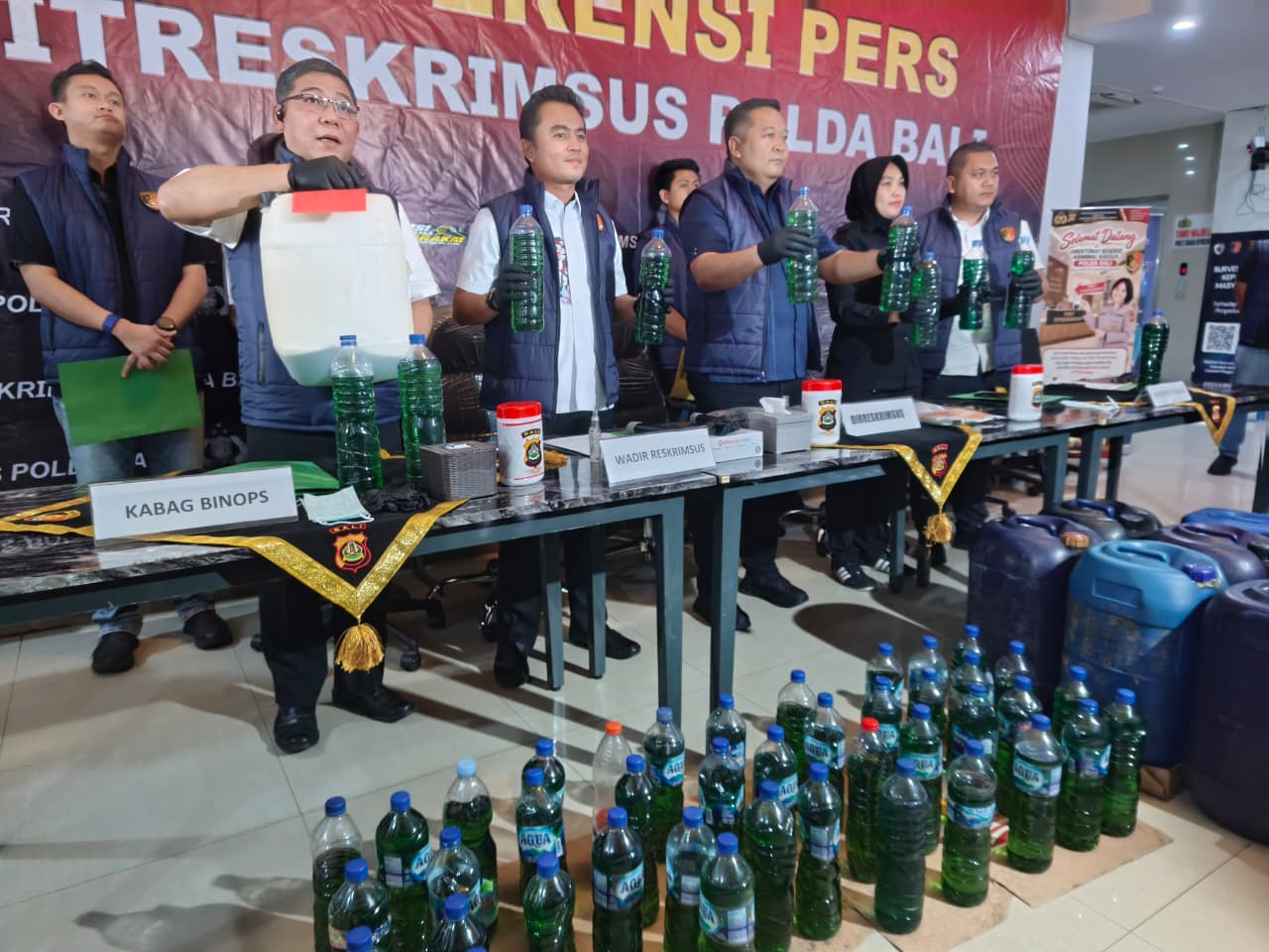 Polda Bali Ungkap 18 Kasus BBM Subsidi, 21 Ditindak, 753 Liter Disita