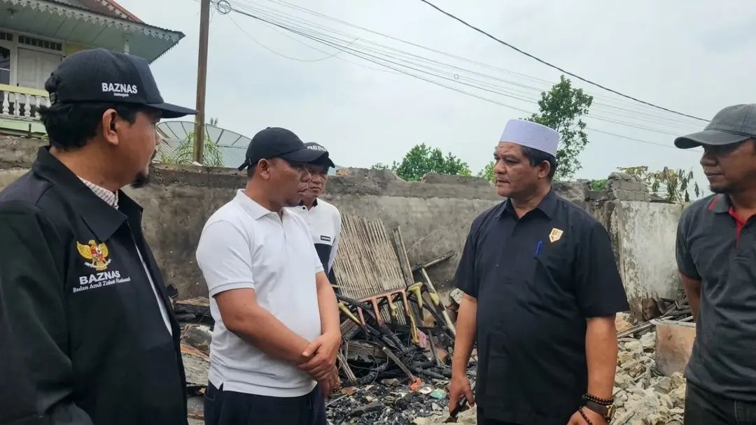 BAZNAS Bengkulu Tinjau Rumah Warga Kepahiang yang Terbakar, Bantuan Pembangunan Rumah Segera Disalurkan