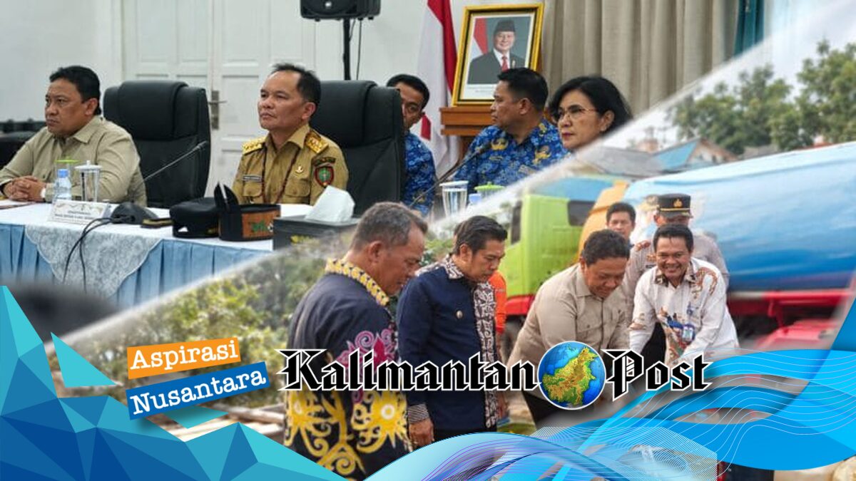 Pemprov Kalteng Siagakan 5.612 Sarpras Karhutla dan Salurkan 10 Juta Liter Air Bersih ke 14 Kabupaten/Kota