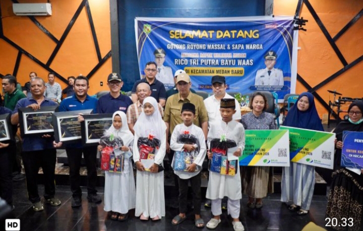 Wali Kota Medan Rico Waas Buka Sapa Warga Medan Baru dengan Gotong Royong, Tindak Lanjuti Keluhan soal PKH hingga Bedah Rumah