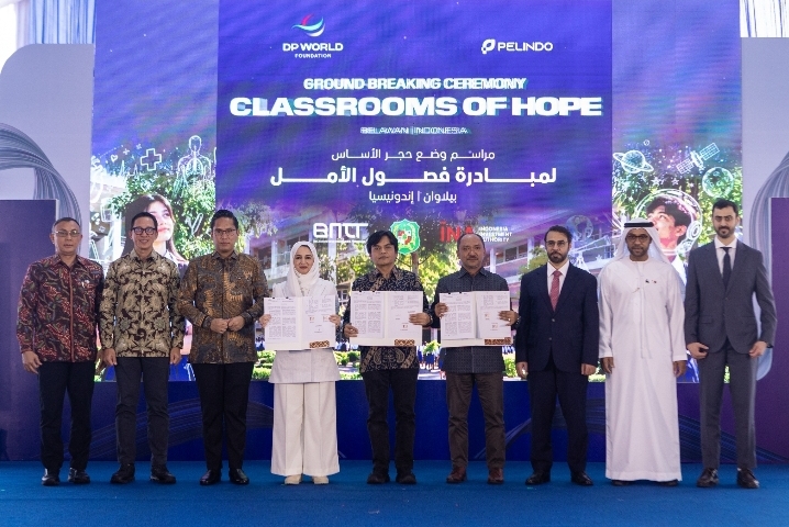 Pelindo Hibahkan Lahan 5.000 Meter untuk Sekolah Baru di Belawan