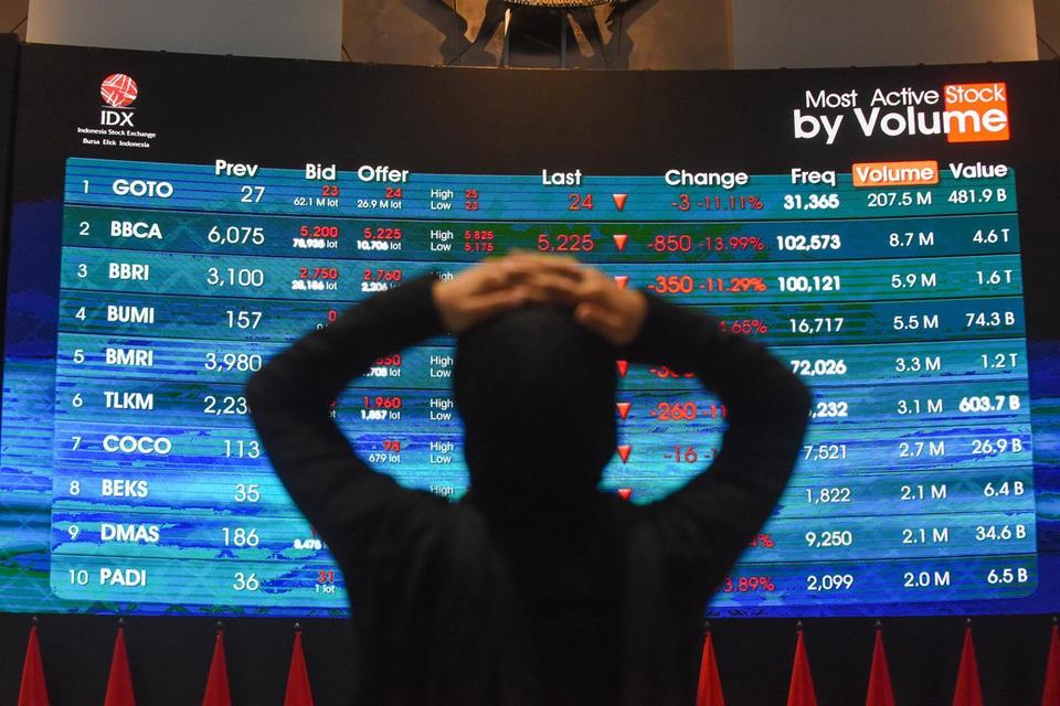 Investor Asing Net Sell Rp 3,3 Triliun Saat IHSG Anjlok 11,5%, BBCA Paling Dibuang