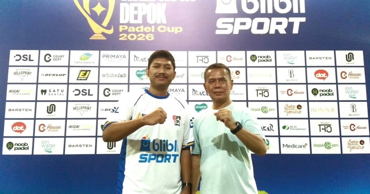 Wali Kota Depok Padel Cup 2026 Digelar 17-18 Oktober, 264 Peserta Berlaga di Enam Kategori