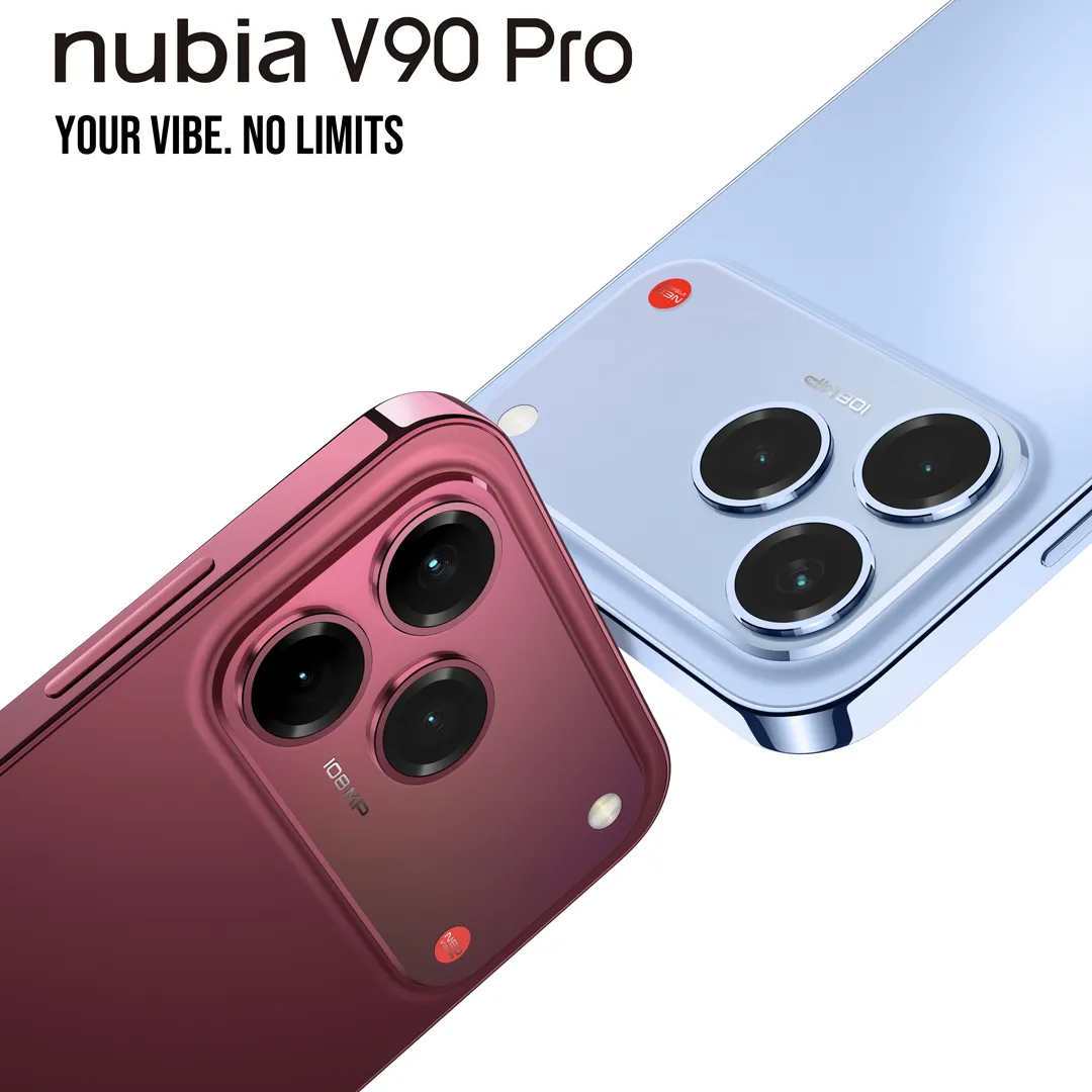 Bocoran Nubia V90 Pro: Kamera 108MP, Warna Burgundy Red, dan Layar 6,75 Inci