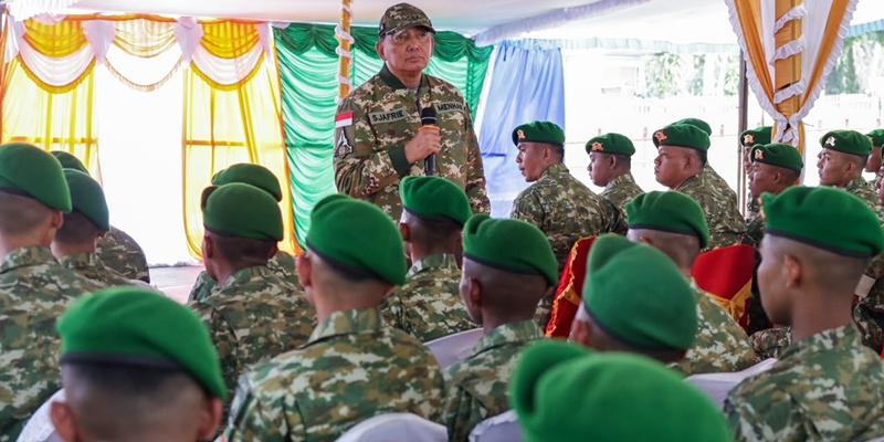 Menhan Sjafrie Resmikan Penempatan Permanen Yonif TP 930/Toda Tebi di Sumba Tengah NTT
